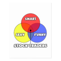 Venn Diagram .. Stock Traders Postcards