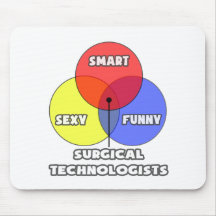 Venn Diagram .. Surgical Technologists Mousepad