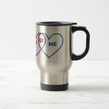 Venn Diagram Valentine - You Me Us Coffee Mug