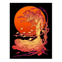 Vent de Halloween Cartes Postales