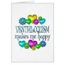 Ventriloquism Happiness cards