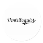 Ventriloquist Professional Job Sticker