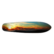 Ventura Pier Sunset January 8, 2012 Skateboard