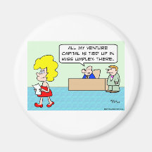 venture capital tied up refrigerator magnets