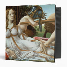 Venus and Mars, c.1485 (tempera and oil) 3 Ring Binders
