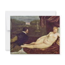 Venus And The Organ Player By Tizian Invites