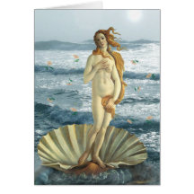 Venus at the Beach greeting card