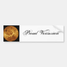 Venus Bumper Sticker