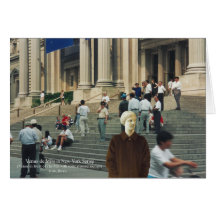 Venus de Milo In Front Of The Met Card
