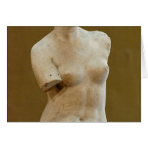 venus de milo louvre ma399 n4 greeting card