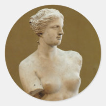 Venus de Milo Round Stickers