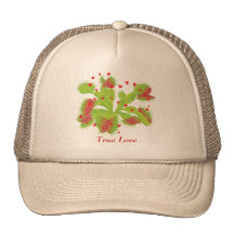 Venus Flytrap with Hearts Trucker Hats