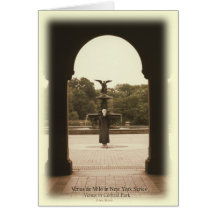 Venus In Central Park Card