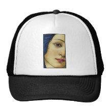 venus in purple hat