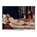Venus Of Urbino By Titian Post Card