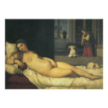 Venus of Urbino by Titian, Renaissance Art Personalized Invites