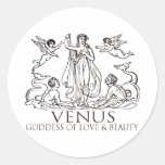 Venus Round Sticker