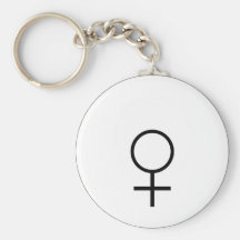 Venus Symbol Keychain