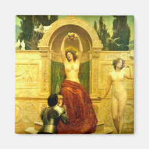 Venusberg Tannhäuser - Godward - Fine Art Painting Refrigerator Magnets