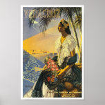 Veracruz Mexico Vintage Travel Poster