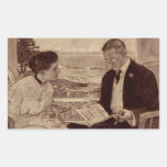 Veranda By The Sea Rectangular Stickers