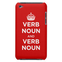 Verb Noun and Verb Noun iPod Touch Covers