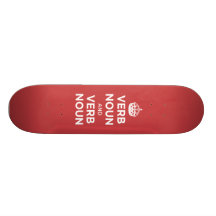 Verb Noun and Verb Noun Skate Board