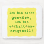 verhaltensoriginell mauspad