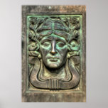Veridgris Door Handle Print