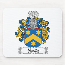 Verita Family Crest Mouse Pad