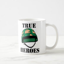 Véritables héros d'armée tasse à café
