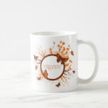 Vérité grunge florale mug à café