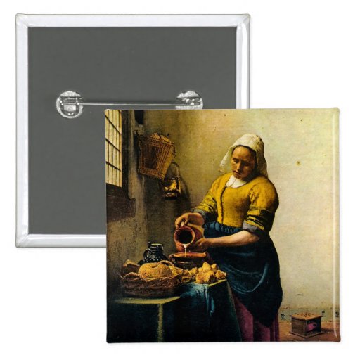 Vermeer's Maidservant Pouring Milk (circa 1660) Pins