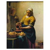 Vermeer's Maidservant Pouring Milk (circa 1660)