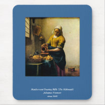 Vermeer's Maidservant Pouring Milk (circa 1660)
