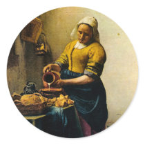 Vermeer's Maidservant Pouring Milk (circa 1660)