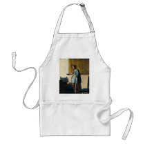 Vermeer's Woman in Blue Reading a Letter ca.1665 Apron
