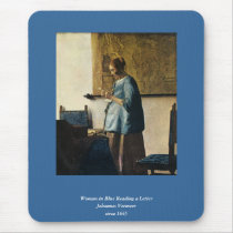 Vermeer's Woman in Blue Reading a Letter ca.1665