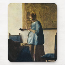Vermeer's Woman in Blue Reading a Letter ca.1665