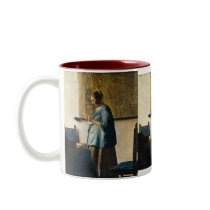Vermeer's Woman in Blue Reading a Letter ca.1665 Coffee Mugs