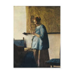 Vermeer's Woman in Blue Reading a Letter ca.1665