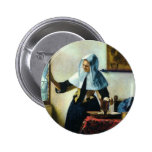 Vermeer's Young Woman with a Water Pitcher ca 1665 Pin