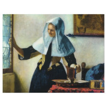 Vermeer's Young Woman with a Water Pitcher ca 1665
