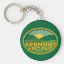 Vermont Ain't Flat Key Chains