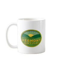 Vermont Ain't Flat Coffee Mug