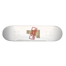Vermont Born - Stamp on Map Skate Boards