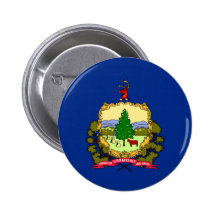 Vermont Flag Pinback Button