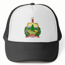 Vermont Flag Theme 00 Trucker Hats