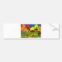 Vermont Foliage o-8 Bumper Sticker