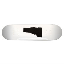 Vermont in Black and White Skate Board Decks